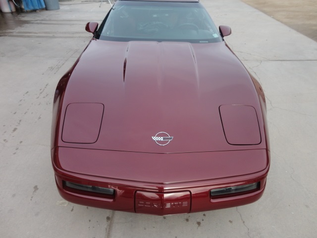 anniversary corvette front after